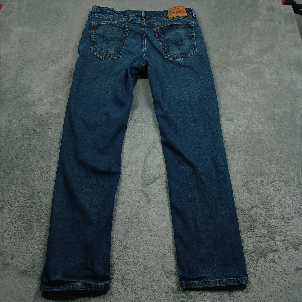 Levis 541 Jeans Mens 34x30 Blue Denim Distressed Athletic Tapered Preppy A3‎